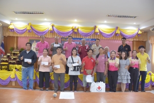 การมอบเงินช่วยเหลือให้แก่ประชาชนผู้ประสบภัยพิบัติ(วาตภัย) เทศบาลตำบลนาเยีย อำเภอนาเยีย จังหวัดอุบลราชธานี